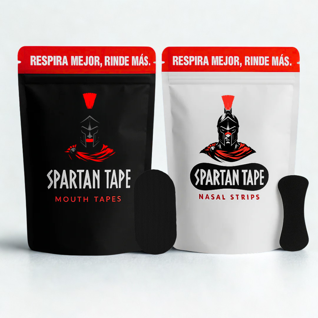 Nasal Strip + Mouth tape.